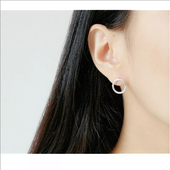 ▪️shabby Chic circle earrings ▪️ - Picture 4 of 8